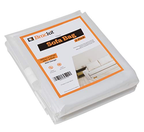 Funda protectora para sofá – 600 g para sofá de hasta 3 plazas – 300 cm x 137 cm – 2 unidades