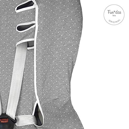 Fundas BCN ® - F70/9402D - Funda Universal para Silla de Coche Grupo 1 - Vintage Dot
