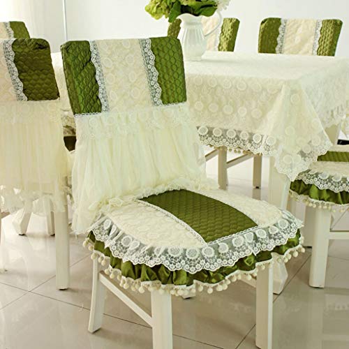 Fundas de Silla de Comedor Silla de comedor Habitación Covers Fundas Juego de 4, tela de poliéster Fit extraíble lavable silla de la cocina Cubre protector for el comedor, el hotel, la ceremonia (Blan
