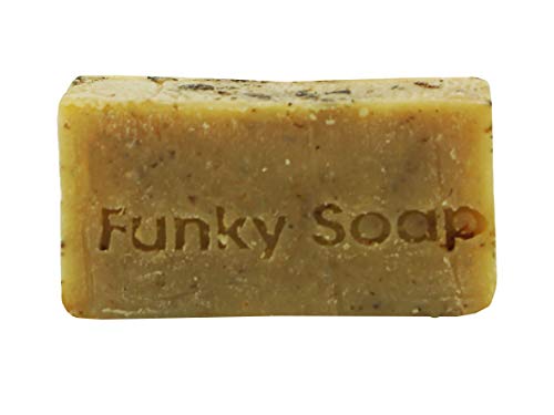 Funky Soap Ortiga y Diente de León Jabón 100% Natural Artesanal, 1 Barrita de 65g