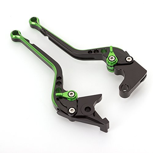 FXCNC Racing CNC Billet Long Adjustable Colorful Front&Rear Drum Brakes Levers set Pair fit for VESPA 50-125/PV/ET3/PK/S/XL,150 VBA-T4,160GS,180GS