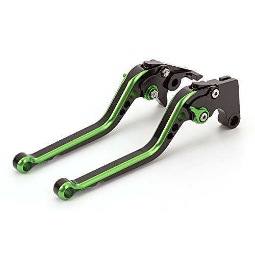 FXCNC Racing CNC Billet Long Adjustable Colorful Front&Rear Drum Brakes Levers set Pair fit for VESPA 50-125/PV/ET3/PK/S/XL,150 VBA-T4,160GS,180GS