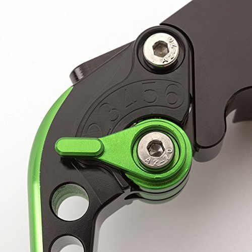 FXCNC Racing CNC Billet Long Adjustable Colorful Front&Rear Drum Brakes Levers set Pair fit for VESPA 50-125/PV/ET3/PK/S/XL,150 VBA-T4,160GS,180GS