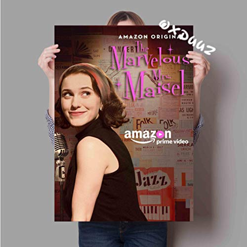 Fymm丶shop Family Wall Decor TV Series Poster The Wonderful Mrs. Maisel American Popular Comedy TV Series Canvas Painting 40X50Cm (N:2419)