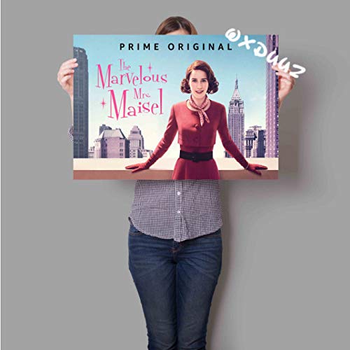 Fymm丶shop Family Wall Decor TV Series Poster The Wonderful Mrs. Maisel American Popular Comedy TV Series Canvas Painting 50X70Cm (N:2451)