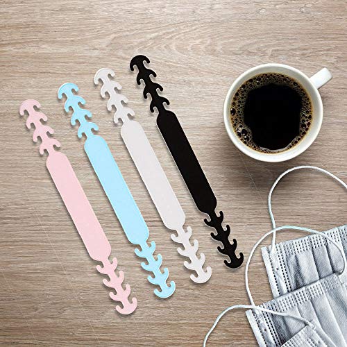 Gancho de extensión 10 Piezas para Mascarillas Prevenir el Dolor de Oído, Extensor de Correa de Máscara Hebilla de Extensión de Máscara Ajustable Gancho De Extensión