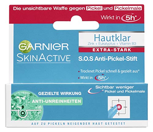 Garnier - Hautklar sos limpieza de espinillas, paquete de 3 (3 x 10 ml)