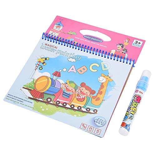 Garosa Coloring Book Water Drawing Pintura Mat Board con Magic Pen Doodle para niños Dibujo de Arte Early Educational Toys(Journey)