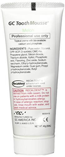 Gc Tooth Mousse Protección Diente Crema Melón, 1-Pack (1 X 40 G)