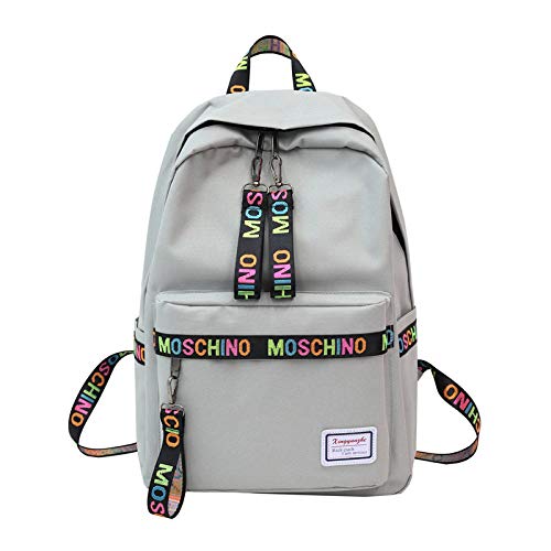 GDMXYD Resistente al Agua Mochila, Portátil Mochila Trekking, Laptop Daypack Moda Casual Lona Multiuso Hombre/Mujer, Azul Cielo