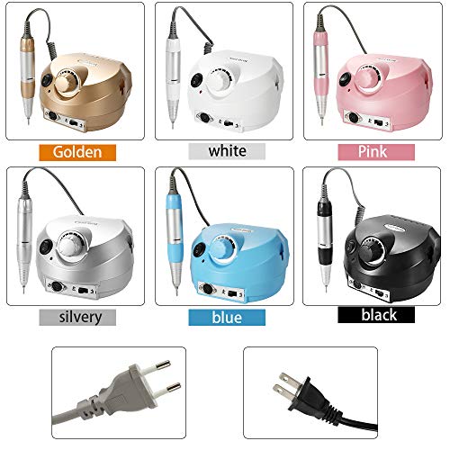 Gecheer 30000r Esmalte de uñas eléctrico Extracción de herramientas Máquina de taladrar Nail-art Equipos Mani Producto Profesional Uñas Pulidores Kits Nails Salon Tools JMD-202