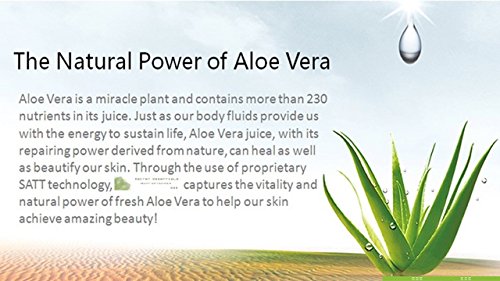 Gel de aloe vera, loción para el cuidado del vaporizador de aloe vera, 250 ml. Aloe Plus de Secret Essentials.