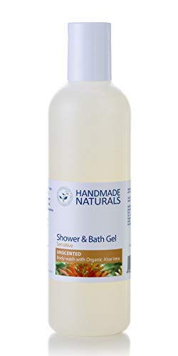 Gel de ducha y baño natural, para pieles sensibles, de elaboración artesanal