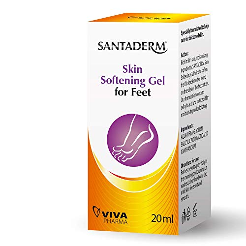 Gel para Suavizar la Piel Callosa de los Pies, contiene Urea, Ácido Salicílico y Ácido Láctico, 20 ml