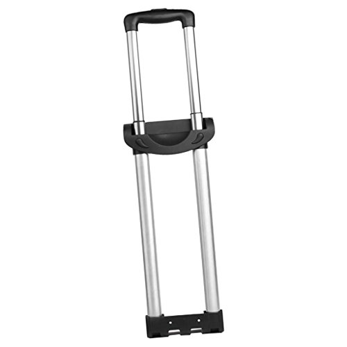 Gen‚rico Varilla de Maleta Caja de Recambio Varilla de Aleación De Aluminio Accesorios - Negro-Dos Barras