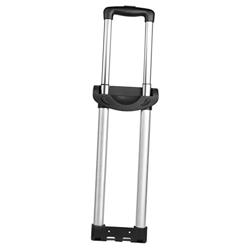Gen‚rico Varilla de Maleta Caja de Recambio Varilla de Aleación De Aluminio Accesorios - Negro-Dos Barras