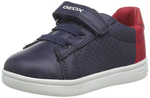 Geox B DJROCK Boy B, Zapatillas para Bebés, Azul (Navy/Red C0735), 20 EU