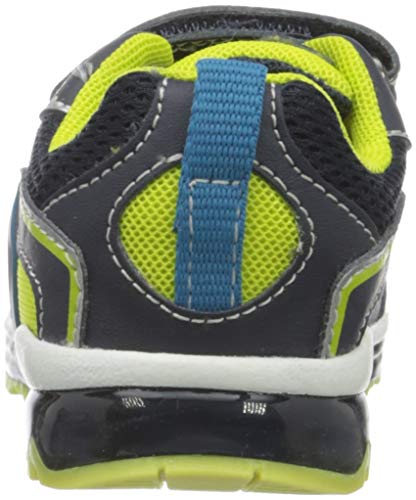 Geox B Todo Boy A, Zapatillas para Bebés, Azul (Navy/Lime C0749), 22 EU