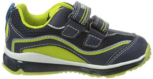 Geox B Todo Boy A, Zapatillas para Bebés, Azul (Navy/Lime C0749), 22 EU