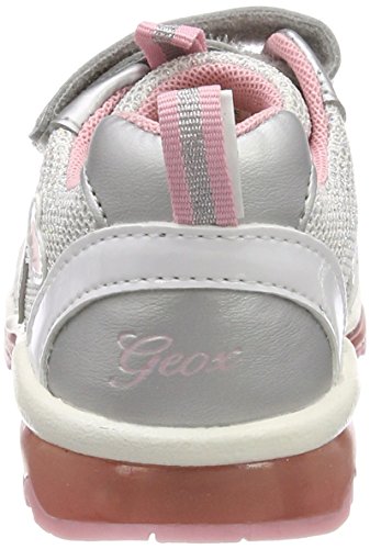 Geox B Todo Girl A, Zapatillas para Bebés, Plateado, 22 EU