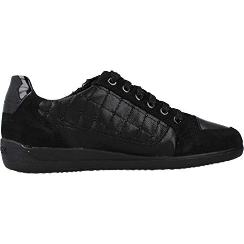 Geox D Myria A, Zapatillas para Mujer, Negro (Black C9999), 39 EU