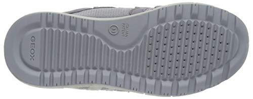 Geox J ALBEN Boy C, Zapatillas para Niños, Gris (Grey/Sky C1295), 36 EU