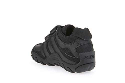Geox J Crush M, Zapatillas para Niños, Negro (BLACKC9999), 38 EU