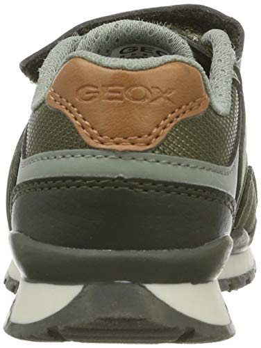 Geox J Pavel A, Zapatillas para Niños, Verde (Military C3009), 25 EU