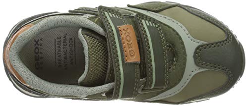 Geox J Pavel A, Zapatillas para Niños, Verde (Military C3009), 25 EU