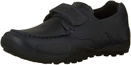 Geox J W.Snake Moc B, Mocasines para Niños, Azul (NAVYC4002), 34 EU
