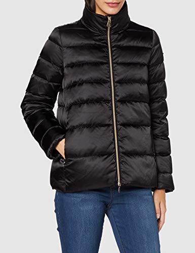 Geox W Chloo N Abrigo, Negro (Black F9000), 42 para Mujer