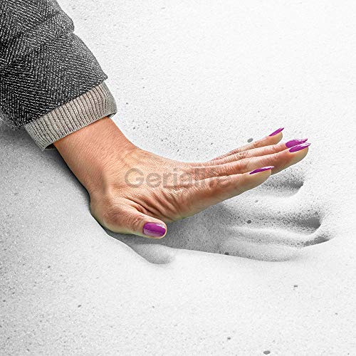 Gerialife® Cama articulada con colchón ortopédico viscoelástico 20 cm. (90x190, Gris Grafito)