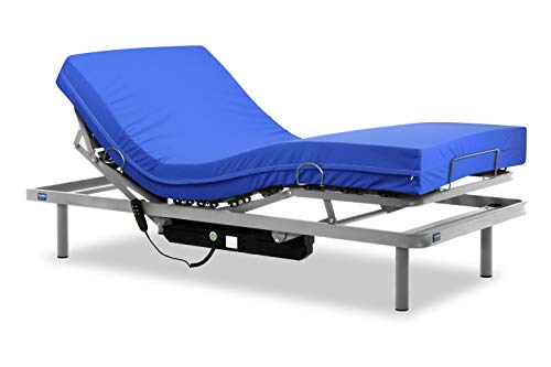 Gerialife® Cama articulada con colchón Sanitario HR Impermeable (90x190)