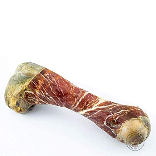 Gespetfood Hueso para Perros - Pack 4 Uds. - Hueso con Jamón para Perros con Sabor único - Mordedor para Perros - Mantiene Las Encías Saludables - 100% Orgánico - Fabricado en España
