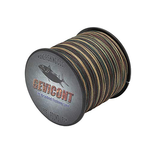 GEVICONT 300m -328yds 500m-547yds 1000m-1094yds 10lbs-100lbs Pe Dyneema sedal de pesca trenzada 4 hebras