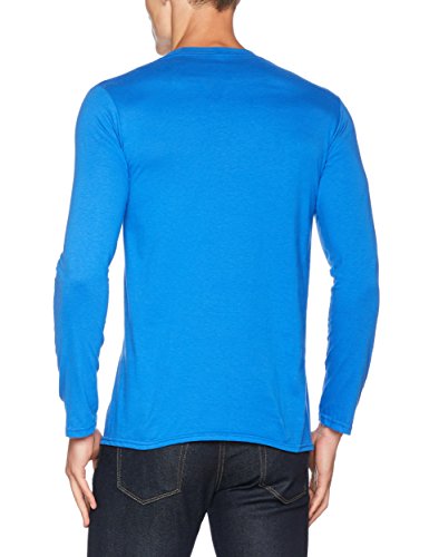 Gildan Soft Style L, Camiseta para Hombre, Azul (Royal), Small