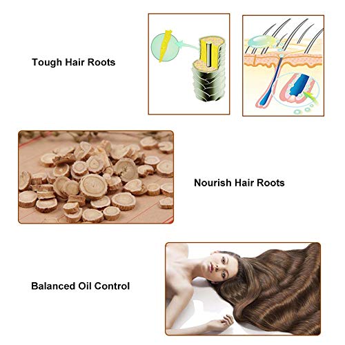 Ginger Germinal Oil, Hair Growth Serum Ginger Hair Growth Tratamiento para la pérdida del Cabello Suero para el Crecimiento del Cabello para Hombres y Mujeres