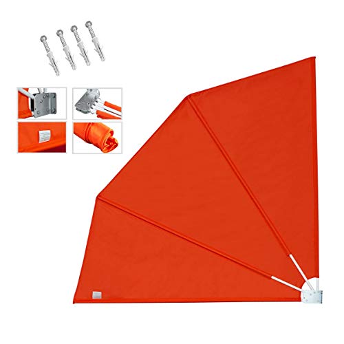 GJZhuan Toldo del Patio Impermeable Protección UV Sol Sombra De Pantalla Panel De La Pantalla De Privacidad For El Balcón Terraza Y Jardín - 140 X140cm