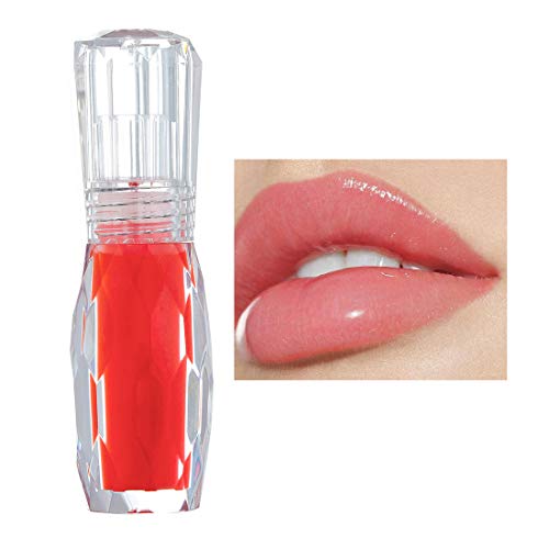 GL-Turelifes Lip Plumper Gloss Jelly Color Lipstick, Lip Plumping Balm Plumper Lip Gloss, Clear Lip Plump Gloss- Enhancer para labios más hidratados e hidratados, humecta, elimina las arrugas (#3)