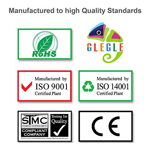 GLEGLE LC3211 LC3213 Cartuchos Tinta Brother 5 Multipack Reemplazo para Brother DCP-J572DW MFC-J491DW MFC-J497DW DCP-J772DW DCP-J774DW, MFC-J890DW MFC-J895DW (2 negro,1 cian, 1 magenta 1 amarillo)