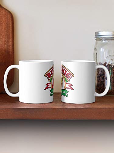 Glitzysecrets Palma Beer Mega Mallorca El Park King Malle Drinker Arenal Taza de café con Leche 11 oz