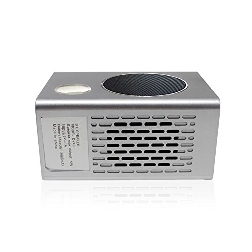 Global Brands Online Almizclado DY40 Smart Mirror LED Pantalla Alarm Reloj Night Light Bass Diaphragm Video Bluetooth Altavoz