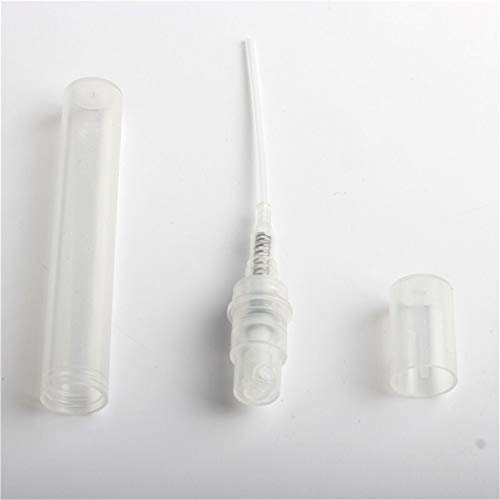 Glqwe 2 ml 3 ml 4 ml 5 ml Mini Botella Aerosol de Perfume plástico, pequeña Muestra atomizador del Perfume (Color : Clear, Material : Plastic)