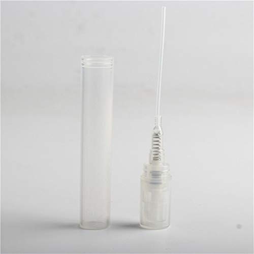 Glqwe 2 ml 3 ml 4 ml 5 ml Mini Botella Aerosol de Perfume plástico, pequeña Muestra atomizador del Perfume (Color : Clear, Material : Plastic)