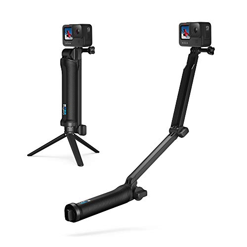 GoPro 3-Way- Soporte portátil para cámara GoPro (hasta 50.8cm), color negro