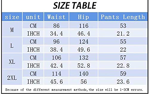Gorgasy Todo lo Que Necesito Son Pantalones de Playa para Hombres y rímel Shorts de baño de Secado rápido 2XL