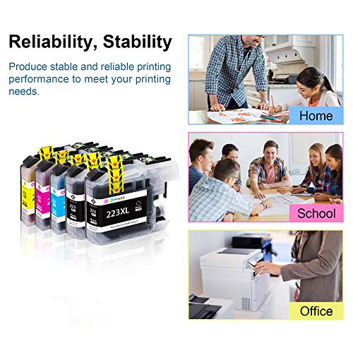 GPC Image Cartuchos de Tinta de Repuesto para Brother LC223XL Compatible para Brother DCP-J4120DW DCP-J562DW, MFC-J5320DW J880DW J5620DW J5625DW J680DW J4625DW J5720DW J4420DW J4620DW, (Paquete de 15)