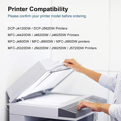 GPC Image Cartuchos de Tinta de Repuesto para Brother LC223XL Compatible para Brother DCP-J4120DW DCP-J562DW, MFC-J5320DW J880DW J5620DW J5625DW J680DW J4625DW J5720DW J4420DW J4620DW, (Paquete de 15)