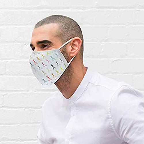 Gpure Bonitas Mujer 3D Lavables Filtro Insertable ?Á????????? Adulto Anti Niebla Variedad Opciones Impresión De Fotografías Reutilizables Exteriores Sport Bufanda (G)