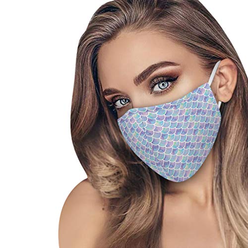 Gpure Bonitas Unisex 3D Lavables Filtro Insertable ?Á????????? Adulto Anti Niebla Impermeable Seis Opciones Impresión Reutilizables Exteriores Sport Bufanda con Ajustable Oídos (B)